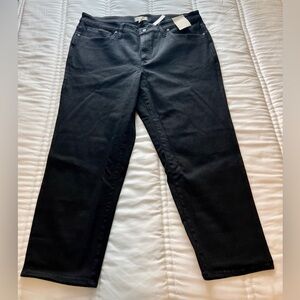 Madewell curvy stovepipe jeans, black wash, size 26W, brand new, tags on